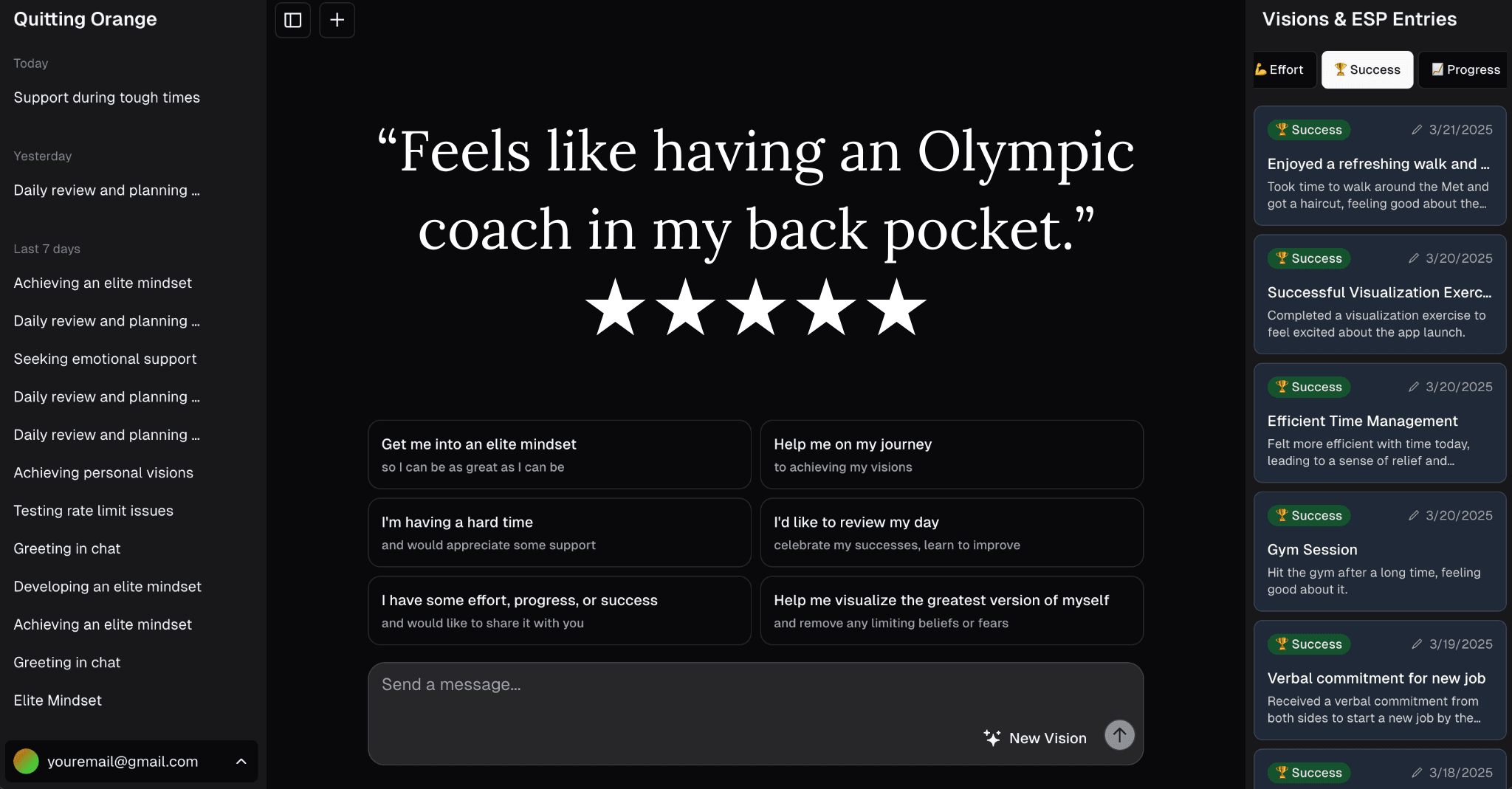 Launch UI app screenshot